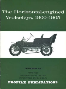 KFZ PROFIL 43 HORIZONTALMOTOR WOLSELEYS 1900-1905 TRICARS KÄFER SPE - Bild 1 von 3