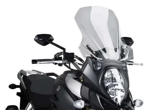 Parabrezza Touring Trasparente Puig Per Suzuki DL 1000 V-Strom E XT 2014 - 2019 - Immagine 1 di 1