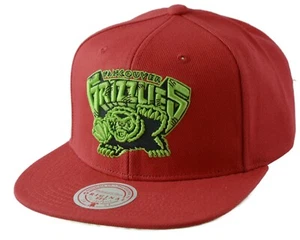 Vancouver Grizzlies Mitchell & Ness Herren NBA Grinch Basketball Snapback Mütze - Bild 1 von 7