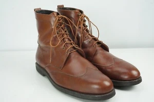 Botas Allen Edmonds Dalton Marrón Punta de Ala Cuero para Hombre Talla 15D - Imagen 1 de 9