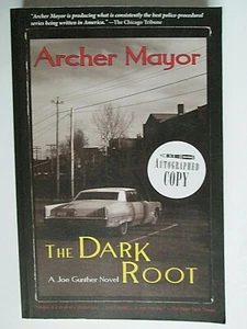 THE DARK ROOT Joe Gunther Novel by Archer Mayor Autograph PB Book Signed - Imagen 1 de 3