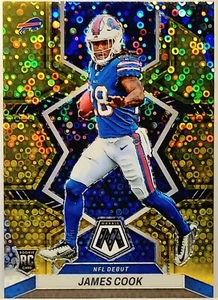 Panini Mosaic No Huddle Gold Disco 2022 SSP/10 James Cook RC #285 - Imagen 1 de 3