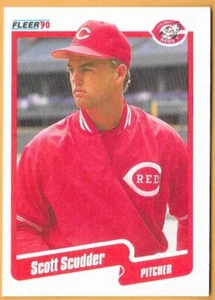 Scott Scudder Cincinnati Reds #434 - Fleer casi nuevo-como nuevo 1990 - Imagen 1 de 2