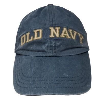 Шляпа-слайд с надписью Old Navy синяя S/M однотонная вышитая регулируемая - Изображение 1 из 4