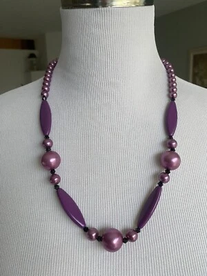 Modeschmuck wunderschöne Halskette Steine, Perlen, blau und türkis - Bild 1 von 2