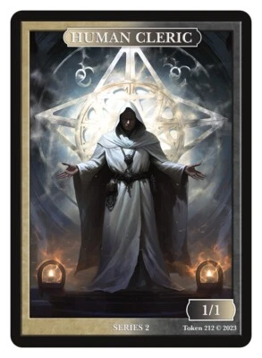 Human Cleric Token Givemana Tokens Series 2 Magic the Gathering MTG - Bild 1 von 2