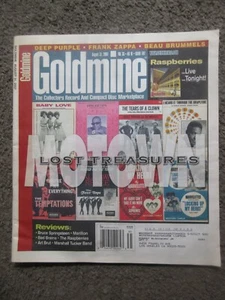GOLDMINE MAGAZINE "MOTOWN-LOST TREASURES" AUG. 2007 ISSUE 707 ZAPPA+RASPBERRIES - Picture 1 of 12