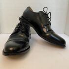 Cole Haan Mens Size 8.5M Black Leather Cap Toe Derby Oxford Dress Shoes Cushion