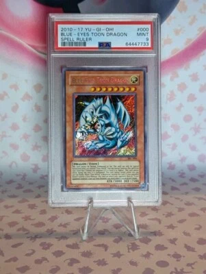Yu-Gi-Oh! Blue-Eyes Toon Dragon SRL-000 Secret Rare PSA 9 2010-17 - Image 1 of 2