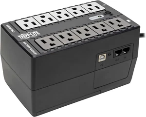 600VA UPS Battery Backup Uninterruptible Power Supply Surge Protector, 10 Outlet - Picture 1 of 5