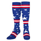Cool Socks, Stars & Stripes, Funny Novelty Socks, Adult, Large