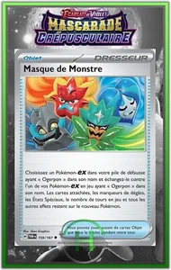 Masque de Monstre-EV06:Mascarade Crépusculaire- 159/167 - Carte Pokémon FR Neuve - Picture 1 of 1