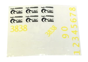 Henglong RC Tank 1/16 2.4Ghz US M26 Pershing Snow Leopard 3838 Decal Sticker Set - Picture 1 of 2