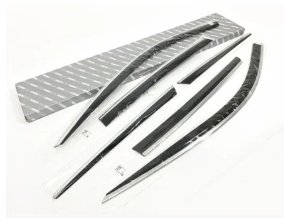 Premium Door Visor Rain Vent Guard Window 4P E456 Usps for Genesis GV80 2021~26 - Image 1 of 4