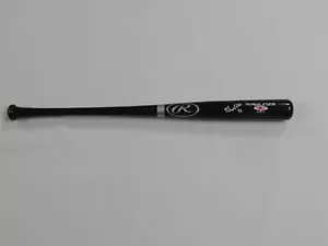 RUSNEY CASTILLO SIGNED FULL-SIZE RAWLINGS BAT BOSTON RED SOX DEBUT PROOF JSA COA - Picture 1 of 3