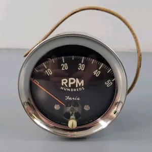 63 Rotunda Faria 5,000 5K RPM Tachometer Ford Fairlane T-Bolt Thunderbolt Galaxy - Picture 1 of 7