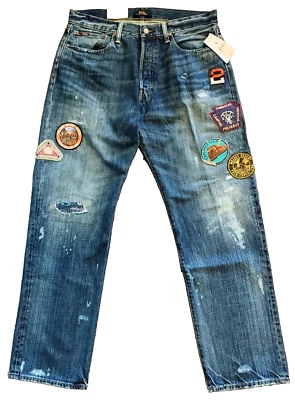 Polo Ralph Lauren Mojave Desert Trails Voyager Expedition Patch Jeans - Image 1 of 4