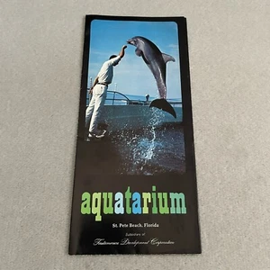 Vintage St Pete Beach Florida, Aquarium Reiseprospekt ausklappbar - Bild 1 von 6