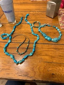 Turquoise Jewelry Set - Picture 1 of 9