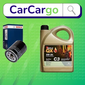 BOSCH Service Kit Fit Honda Prelude 2.2 Petrol 1991-2001 Filter + TQX 5W-30 5L - Picture 1 of 8