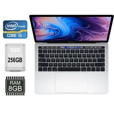 Apple MacBook Pro 15.2 2018 13.3" A1989 i5-8559U 2.4Ghz 8GB RAM 256GB SSD TBar - Bild 1 von 4