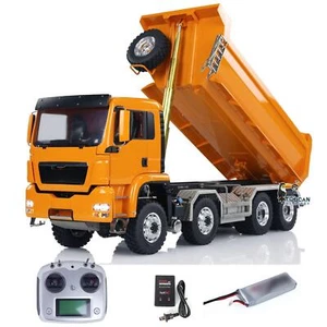 LESU 8x8 Hydraulik RC Muldenkipper 1/14 RTR Metall Ferngesteuerter Kipper Auto Modell - Bild 1 von 24