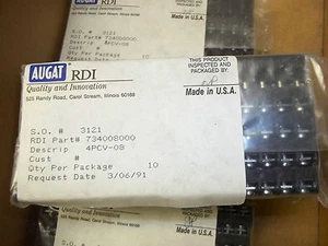 RDI 4PCV-08 Terminal Block 10 Pack New Old Stock FREE SHIPPING - Picture 1 of 2