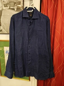 Italienisches Brunati Como Hemd 100% Leinen Größe M Made in Italy - Bild 1 von 12