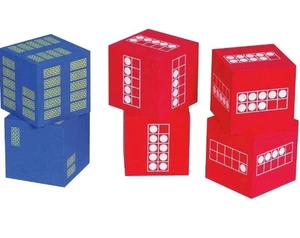 Dados de espuma de diez marcos ventaja de aprendizaje grados K - 2  - Imagen 1 de 4