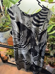 liz jordan 16 Dress Woman’s White And Black - Picture 1 of 6