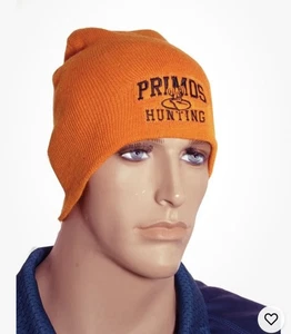 PRIMOS HUNTING Gorro, Cálido Invierno Medias Gorra Sombrero, Cazadores Seguridad Naranja Nuevo con Etiquetas - Imagen 1 de 4