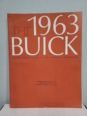 1963 Buick Full Line Deluxe Sales Brochure Electra LeSabre Wildcat Original - Image 1 of 4