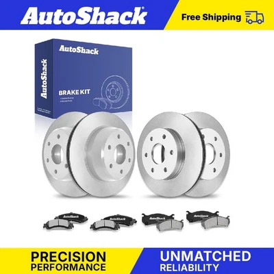 Front Rear Brake Rotors Ceramic Pads for GMC Yukon XL 1500 Chevy Tahoe V8 - Image 1 of 4