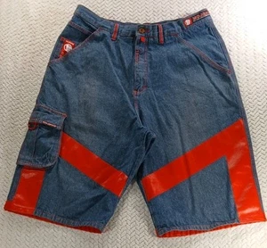 MoJeans By Maurice Malone taglia 38 M1632S pantaloncino denim rosso a righe - Foto 1 di 17