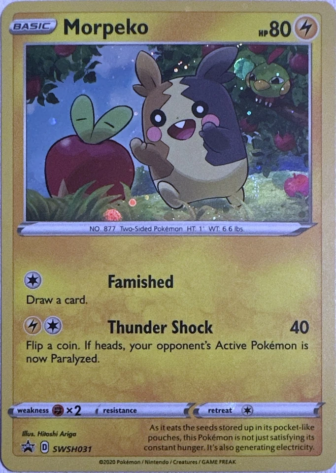 Pokemon TCG Morpeko - SWSH031 SWSH: Sword & Shield Promo Cards Promo - Image 1 of 1