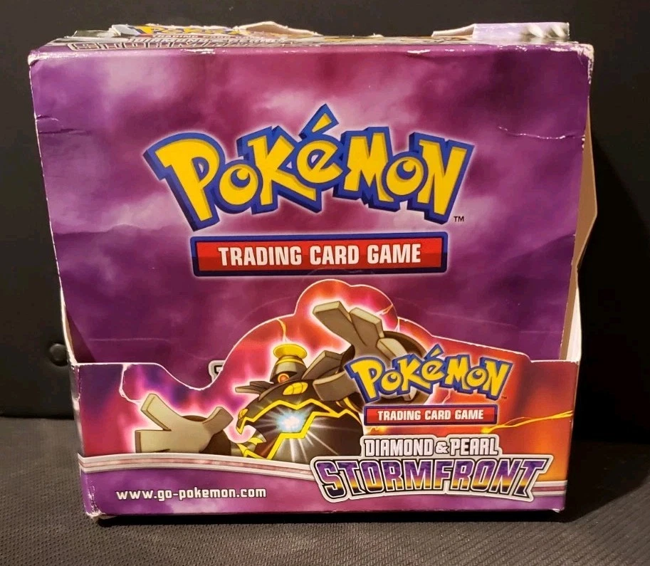 *空* POKEMON 钻石和珍珠 STORMFRONT BOOSTER 盒子 — 第 1/4 张图片