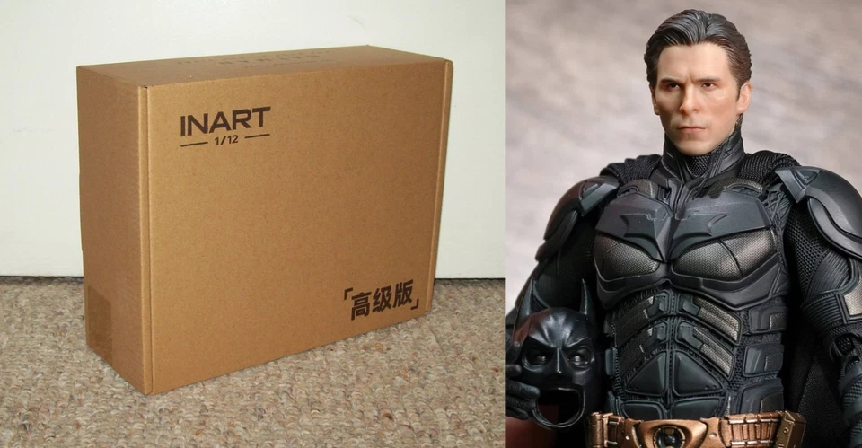INART HgM0001D 1/12 Bat Man Bale Action Figure Deluxe Ver. in stock