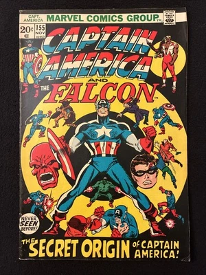 MARCO DE FOTOS CAPITÁN AMÉRICA 155 5,0 5,5 MARVEL 1972 M1S Foto 1 de 3