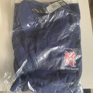 Navy Blue London 2012 Olympic Games Official Polo Shirt - Picture 1 of 6