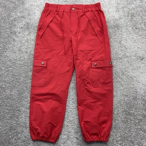 Cabi Quantum Cargohose Damen klein rot hoher Bund Kordelzug Baggy 6396 - Bild 1 von 12