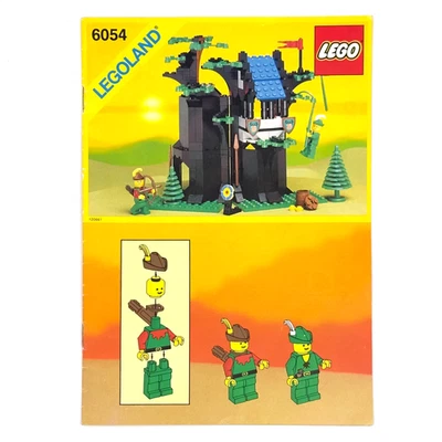 Lego Legoland Castle 6054 Forestmen's Hideout - Instruction Book Only - Image 1 of 2