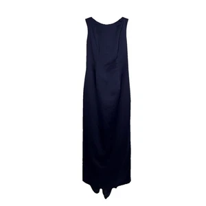 Victor Costa For Nahdree Formal Gown Dress Navy Blue Womens Maxi Size 6 Elegant - Picture 1 of 14