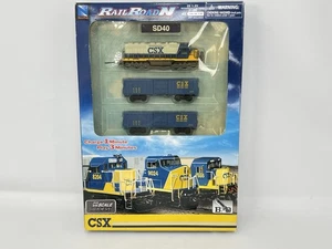 Vintage Ray Toys RailroadN SD40 CSX Die Cast Spur N Motoren Zugset RAR - Bild 1 von 14