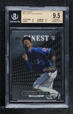 2013 Topps Finest Jurickson Profar #62 BGS 9.5 GEM MINT Rookie RC - Image 1 of 2