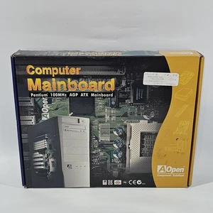 Placa madre AOpen AX59 Pro Socket 7 ATX VÍA MVP3 ranura AGP ISA de colección NUEVA ABIERTA - Imagen 1 de 3