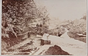 ELF 1912 Postcard, Rustic Bridge, Boggart Hole Clough, Blackley, Manchester - Picture 1 of 1