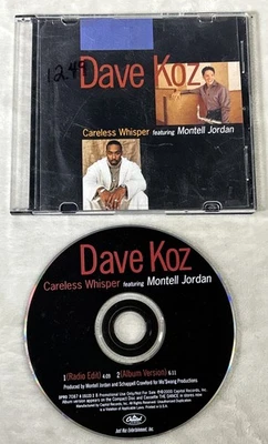 Dave Koz Careless Whisper Featuring Montreal Jordan CD Single 2000 Capitol Promo Foto 1 de 4