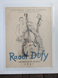 Raoul Dufy - Aquarelles et Dessins, Galerie Louis Carre (1947) Lithograph - Picture 1 of 4