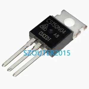 10PCS CS150N04A8W CS150N04 Transistor N-MOSFET 40V 150A TO-220 NUOVO #T7 - Foto 1 di 4