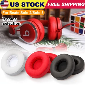 Replacement Ear Pads For Beats solo2 /solo3 Wireless /Wired Earpad Cushion Cover - Picture 1 of 11